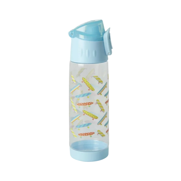 Gourde en plastique pour enfant avec imprimé Skateboard 500ml - Ricebyrice