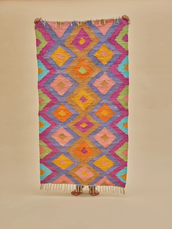 Tapis en coton multicolore 90x150 - Ricebyrice
