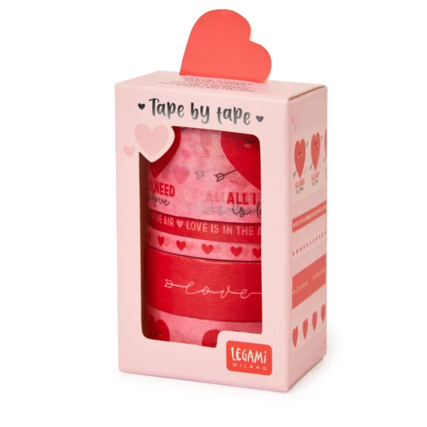 RUBAN set de 5 Heart - Legami