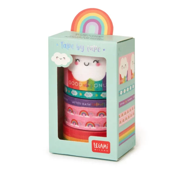 RUBAN set de 5 Rainbow - Legami