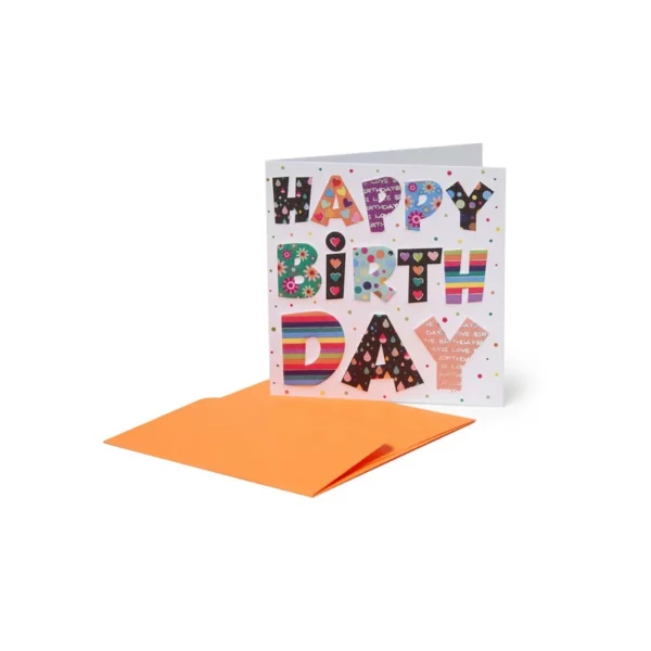 Carte de voeux Happy Birthday + Dots - Legami