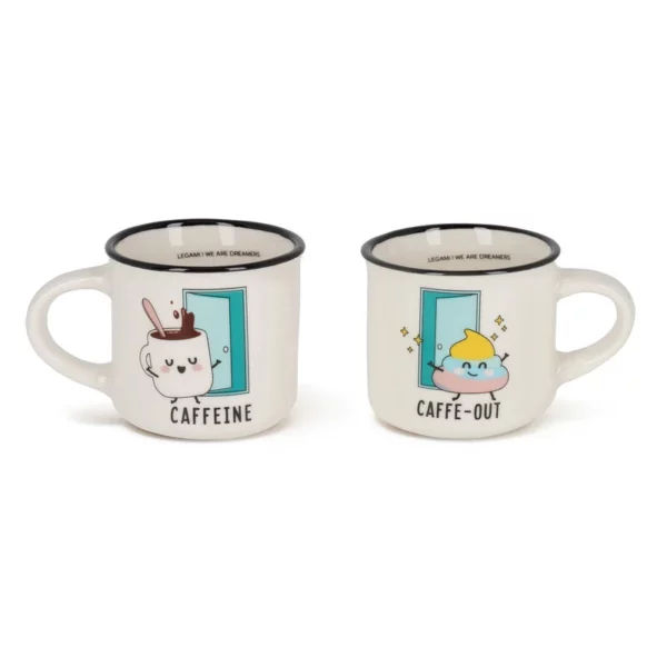 TASSES à café lot de 2u. Poo - Legami