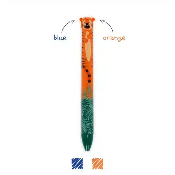 STYLO à billes 2 couleurs Tiger - Legami