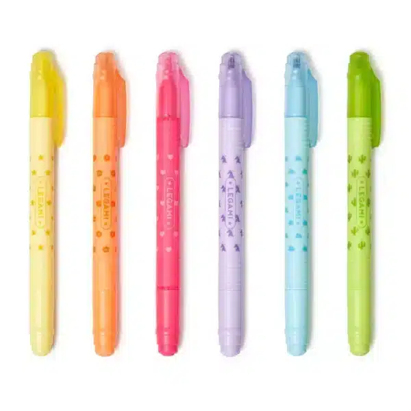 SURLIGNEURS effaçables lot de 6 Magic - Legami