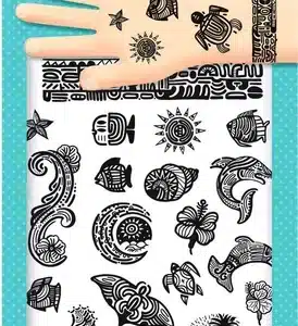 Tatouages Polynésie - Djeco