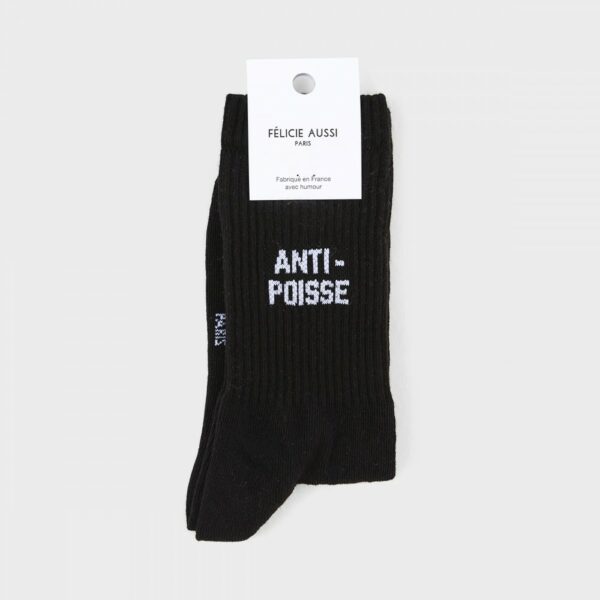 CHAUSSETTES anti poisse noir 40/45 - Félicie aussi