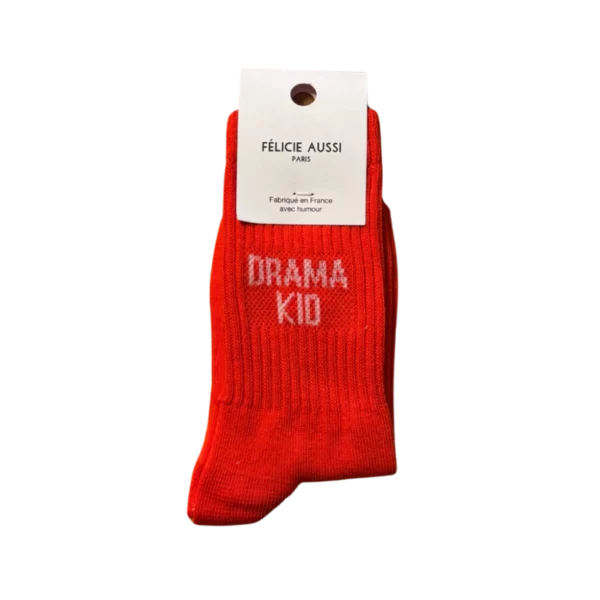 CHAUSSETTES enfant drama kid rouge 31/34 - Félicie aussi