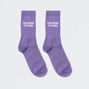 CHAUSSETTES too drunk to work paillettes 36/40 - Félicie aussi