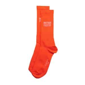 CHAUSSETTES mother fucker orange 40/45 - Félicie aussi