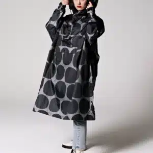 PONCHO black polka - Rainkiss