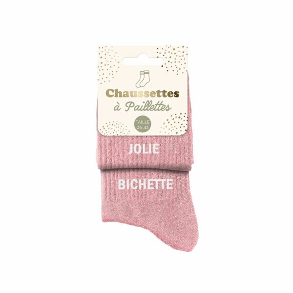 CHAUSSETTES paillettes jolie bichette 36-42