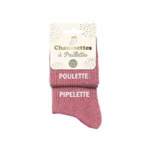 CHAUSSETTES paillettes poulette pipelette 36-42