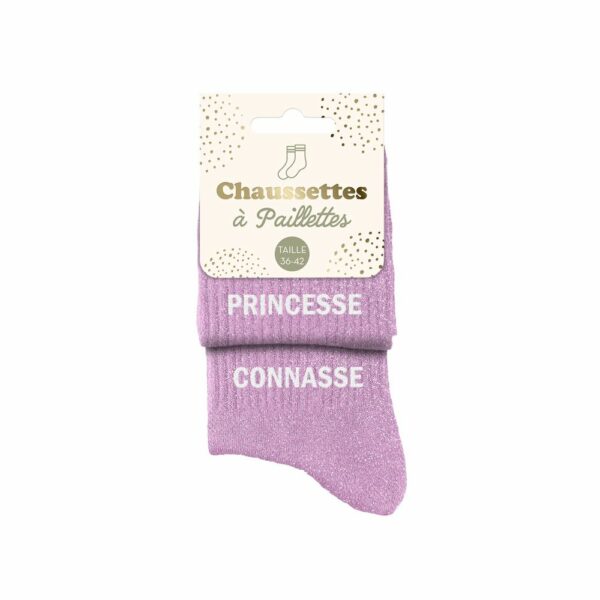 CHAUSSETTES paillettes princesse connasse 36-42