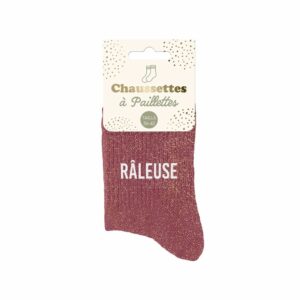 CHAUSSETTES paillettes râleuse 36-42