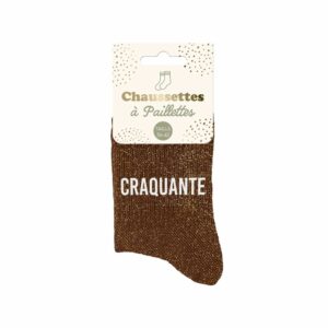 CHAUSSETTES paillettes craquante 36-42