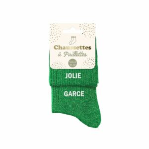CHAUSSETTES paillettes jolie garce 36-42