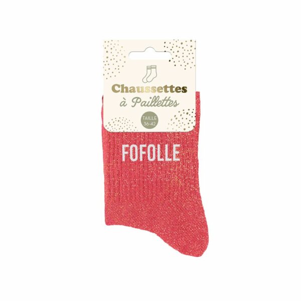 CHAUSSETTES paillettes fofolle 36-42