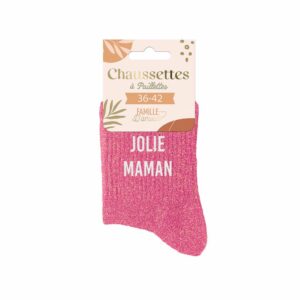 CHAUSSETTES paillettes jolie maman 36-42