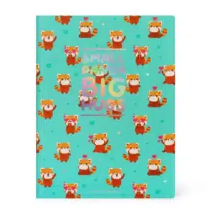 CAHIER ligné B5 Red panda - Legami