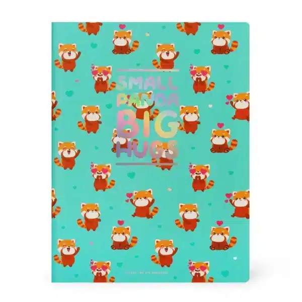 CAHIER ligné B5 Red panda - Legami