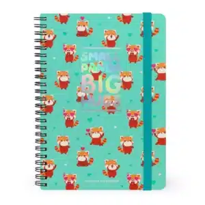 CAHIER notebook spiral A5 Red panda - Legami