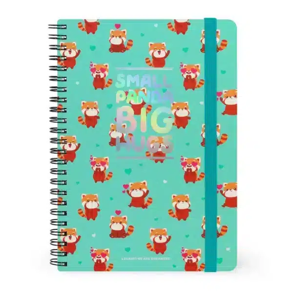 CAHIER notebook spiral A5 Red panda - Legami