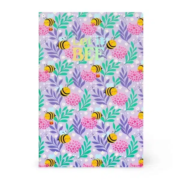 CAHIER notebook ligné A6 Bee - Legami