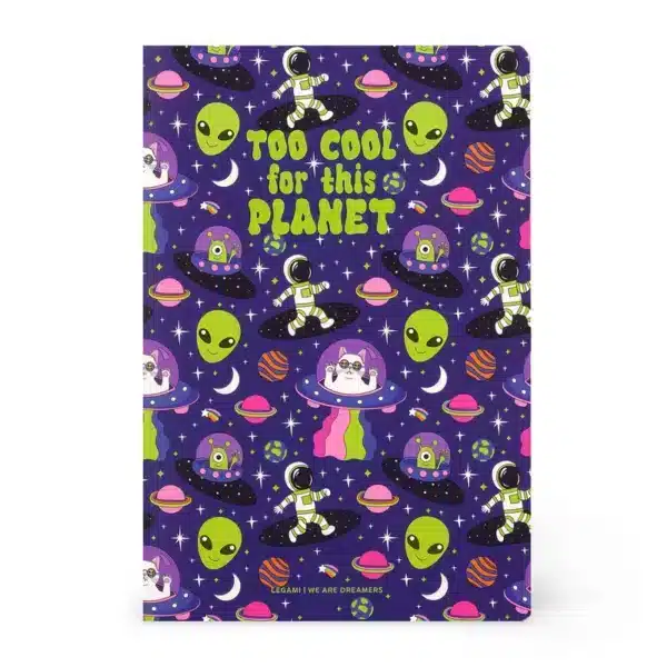 CAHIER pages blanches A5 Space - Legami