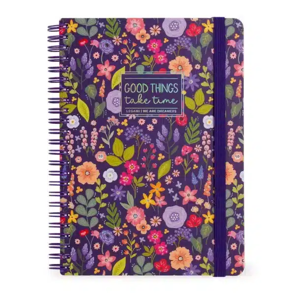 CAHIER notebook spiral A4 Flowers - Legami
