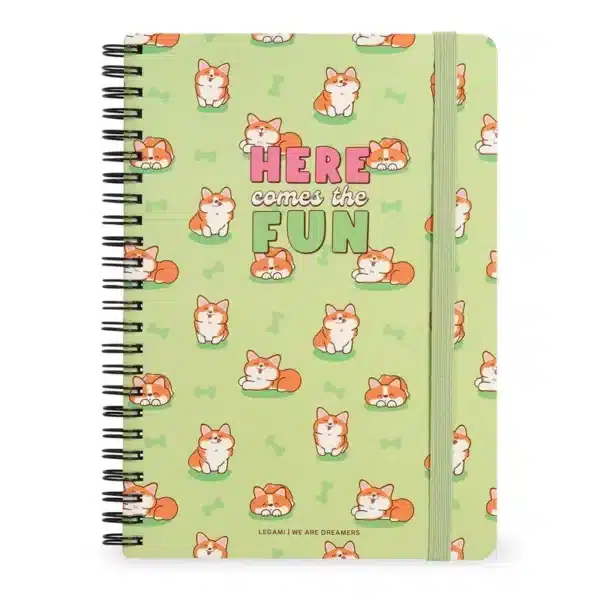 CAHIER notebook spiral A4 Corgi - Legami