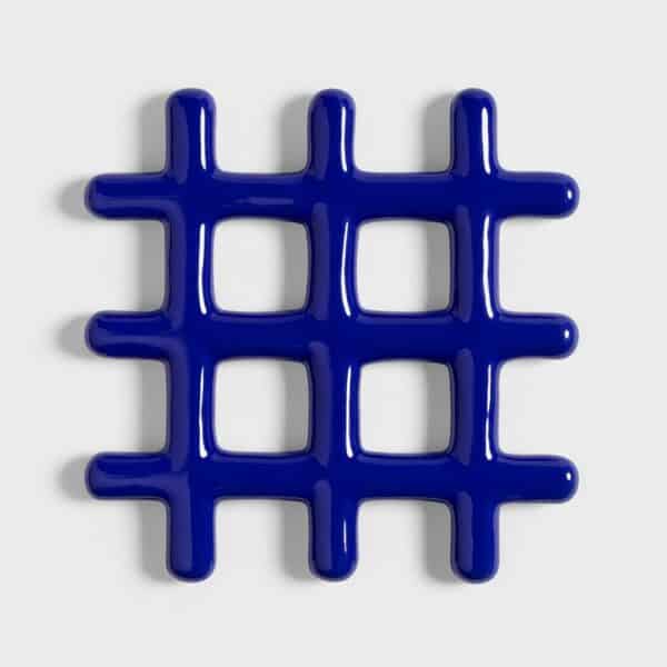 DESSOUS de plat bleu 19x19