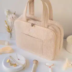 TROUSSE de toilette beige Debbie - Flamingueo