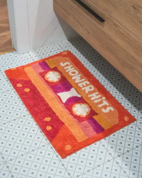 TAPIS de bain cassette Soul - Flamingueo