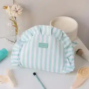 TROUSSE de toilette à cordon réglable turquoise Bailey - Flamingueo