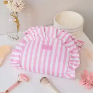 TROUSSE de toilette à cordon réglable rose Bailey - Flamingueo