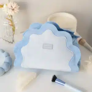 TROUSSE de toilette à cordon réglable bleue Ariel - Flamingueo