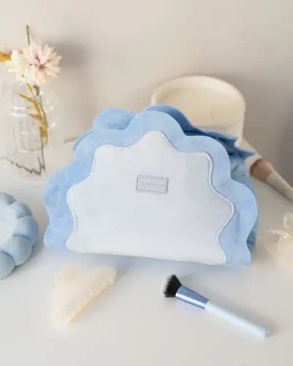TROUSSE de toilette à cordon réglable bleue Ariel - Flamingueo