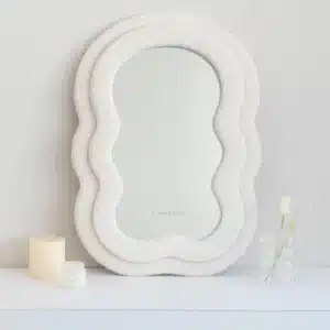 MIROIR de courtoisie Teddy beige Charlie - Flamingueo