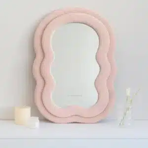 MIROIR de courtoisie Teddy rose Charlie - Flamingueo