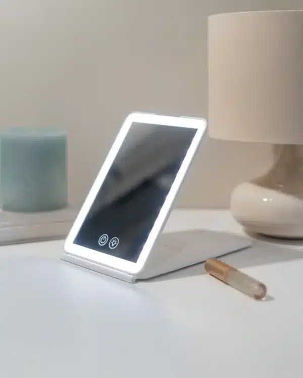 MIROIR de voyage avec lumière LED Air - Flamingueo