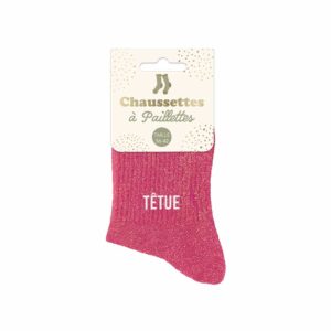 CHAUSSETTES paillettes têtue 36-42
