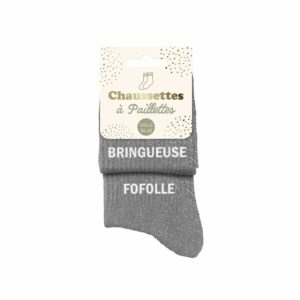 CHAUSSETTES paillettes duo bringueuse fofolle 36-42