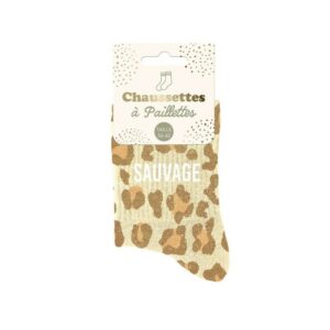 CHAUSSETTES paillettes sauvage 36-42