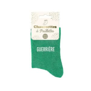 CHAUSSETTES paillettes guerrière 36-42