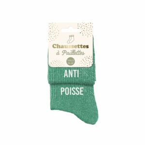 CHAUSSETTES paillettes duo anti poisse 36-42