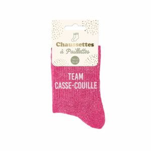 CHAUSSETTES paillettes team casse couilles 36-42