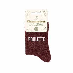 CHAUSSETTES paillettes poulette 36-42