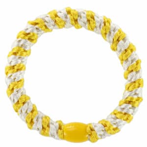 kknekki white yellow stripe