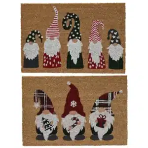 PAILLASSON fibre de coco gnomes 60x40 - Kaemingk