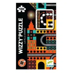 PUZZLE WIZZY - La ville animée 100 pcs - Djeco